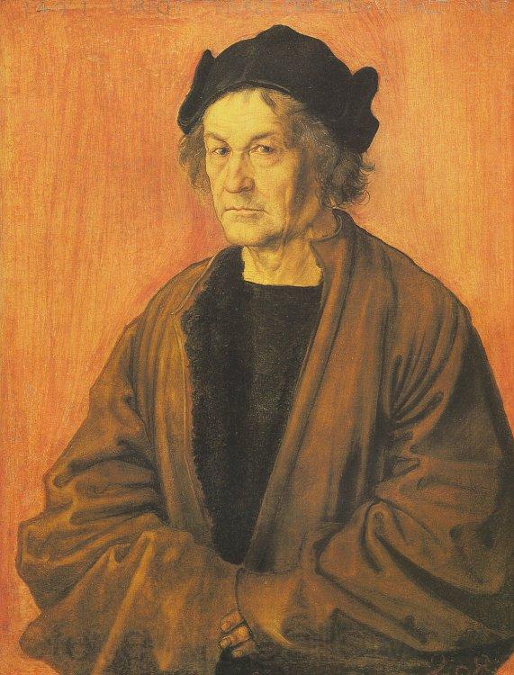 Albrecht Durer The Painter's Father_l Norge oil painting art